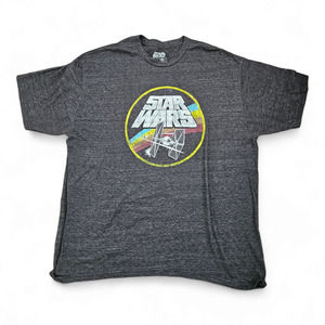 COPY - Mens Gray Graphic Star Wars T-Shirt Size 2XL